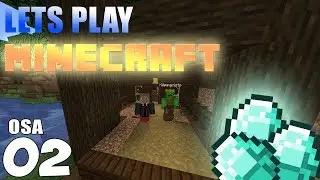 Varaston ja Xp Farmin Rakennusta - Minecraft Suomi Lets Play #2