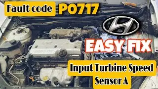 Hyundai accent P0717 input turbine speed sensor,easy fix.