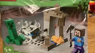 Lego Minecraft dripstone cave polybag speed build