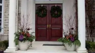 Front Entrance Doors with Side Panels Design