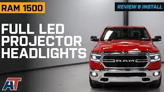 2019-2024 RAM 1500 Full LED Projector Headlights with Sequential Turn Signals Review & Install