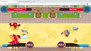 Prodigy math game     playing and battling with the epic magmischief and the powerful pet embershed