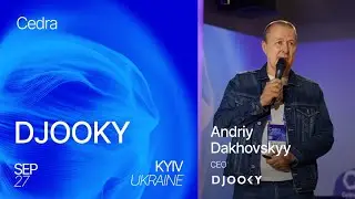 Andriy Dakhovskyy (Djooky) at Cedra Community Meetup in Kyiv