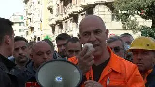 Sicurezza sul lavoro, corteo ex-Ilva a Genova: 