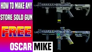 Modern Warfare How to Make ANY Store Gun Weapon FREE! - ( OSCAR MIKE )