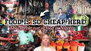 Oyinbo Market,Lagos Nigeria/UNEDITED MARKET VLOG/Current Cost of Foodstuffs/NAIRA HAS NO VALUE!