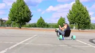 Drift на трайках-мотосамокатах