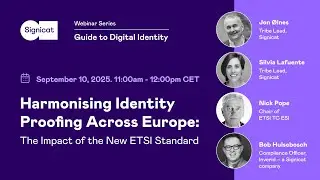 Harmonising Identity Proofing Across Europe: The Impact of the New ETSI standard