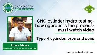 CNG cylinder hydro testing- how rigorous is the process-must watch video!!