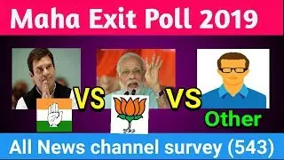 Maha exit poll 2019   Lok Sabha election final survey 2019