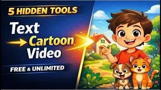 5 Secret Tools to Convert Text to Cartoon Video (Unlimited & Free)
