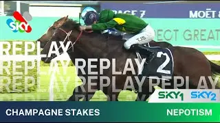 NEPOTISM WINS THE CHAMPAGNE STAKES