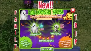 НОВИНКА! Семейное путешествие на Хэллоуин 🎃 2025! | Виртуальные семьи 3 | День 1
