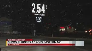 Winter Weather Arrives in Eastern North Carolina