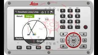 LEICA TS07 - Hallar el punto de Intersección con COGO 4 PUNTOS