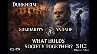 Why Modern Society Breaks — and How Durkheim Tried to Save It | Philosophy Podcast (28:03)