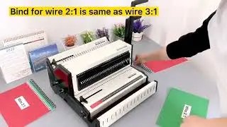 Multi functional Wire Binder WW2018 #wireo #binder #WIREBINDING