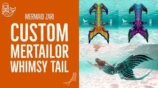 How to Buy a Custom Mertailor Whimsy Mermaid Tail with Mermaid Zari