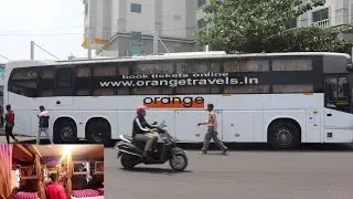 SCANIA MULTI AXLE SLEEPER BUS II BANGALORE TO HYDERABAD FULL BUS JOURNEY