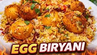 🔥Dum Style Egg Biryani !! घर के नॉर्मल चावल से बनाए अंडा बिरयानी by@cookingsufiyana