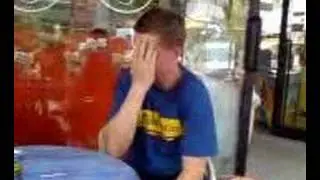 sleepy swede who drumms his head in the table