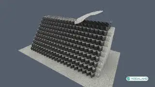 Geocelule H=20-30 cm, montare &icirc;n pantă la 45 grade | Vodaland Moldova &mdash; Vamora Grup SRL
