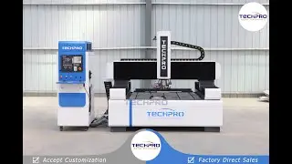 TechPro Cnc Cast Iron Body Metal Mold Machine With Ball Screw Transmission For XYZ Axis