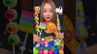 Sweet candy snacks p416#mukbang #canddy 