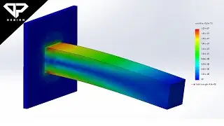 Статическое моделирование Solidworks: базовое моделирование методом конечных элементов консольной...