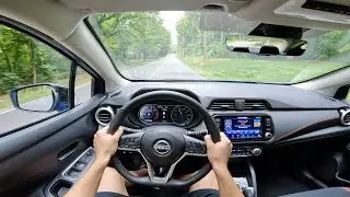 2023 Nissan Versa SR | POV Walkaround and Test Drive ASMR