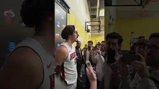 Jamie Jacquez Jr. at  Miami Heat Media Day