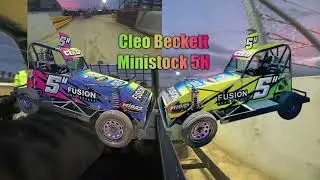 Beckett Racing Cleo Beckett Ministock 5h Race 2  Waikaraka Park Speedway New Years meeting 1.1.2026