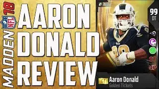 How Good is Golden Ticket Aaron Donald? MUT 18 Card Review