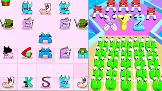 ALPHABET RUN, LETTER ABC GO,MERGE ALPHABET, ABCDEFGHIJKLMNOPQRSTUVWXYZ 🌟🌟🌟 SUPER HERO,