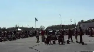 Starkeman t&auml;vling den 25 April p&aring; Munkeland: marklyft 280kg.