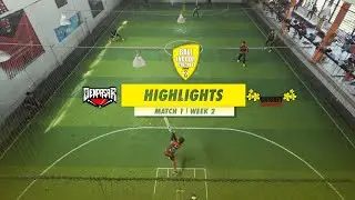 HIGHLIGHTS - DENPASAR VS BADUNG | BALI INDOOR CRICKET LEAGUE - SEASON XII