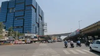 Gachibowli Circle Traffic Signal | Hyderabad Traffic | Anup Archives | Free HD Video No Copyright