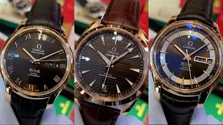Tr&ecirc;n tay 4 mẫu Đồng hồ Omega V&agrave;ng Đ&uacute;c 18k | Dương Luxury