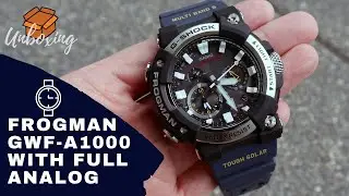UNBOXING 2020 G-SHOCK FROGMAN ANALOG SOLAR GWFA1000-1A2