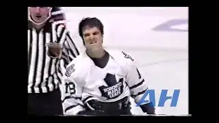 NHL Nov. 15, 1993 Toronto Maple Leafs v Edmonton Oilers (R) John Cullen v Kirk Maltby