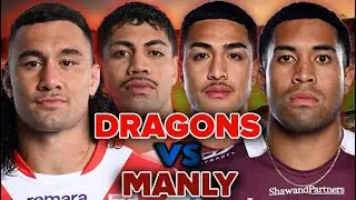 St George Illawarra Dragons vs Manly Sea Eagles | NRL - Round 26 | Live Stream Commentary