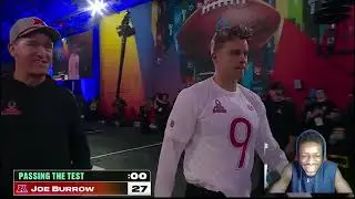Precision Passing NFL Pro Bowl Skills Showdown Reaction