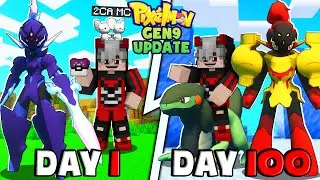 2 C&Aacute; T&oacute;m Tắt 100 Ng&agrave;y Pixelmon Gen 9 Update Trong Minecraft Si&ecirc;u Kh&oacute;