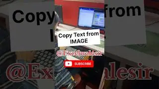 Copy text from image 🔥 Microsoft PowerToys #excelwalesir #exceltricks #ytshorts #tutorial #training