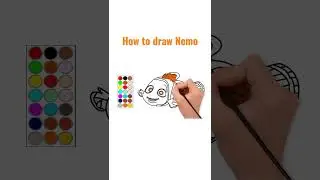 Learn how to draw Nemo #drawing #howtodraw #art