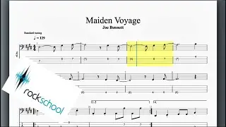 Maiden Voyage Rockschool Grade 3 Bass