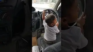 baby enjoying driving #taqreem #baby #car #driving #beautiful #viral #reels #shortvideo #shorts