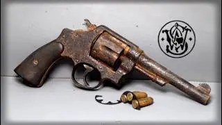 Restoration of a WW1 1918 Smith & Wesson revolver, (with test firing), #restoration