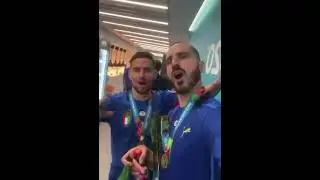 It's coming to Rome😂😂🇮🇹💪 #bonucci #georginho #italy #euro2020