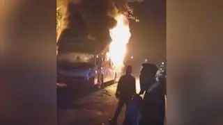 Hetauda Newarpani Accident during Deusi Bhailo| Bus was burnt Down on fire | 2021 Latest News